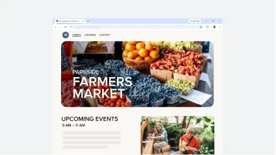 Chrome UI showing calendar feature