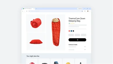 Chrome UI showing reviews summary feature